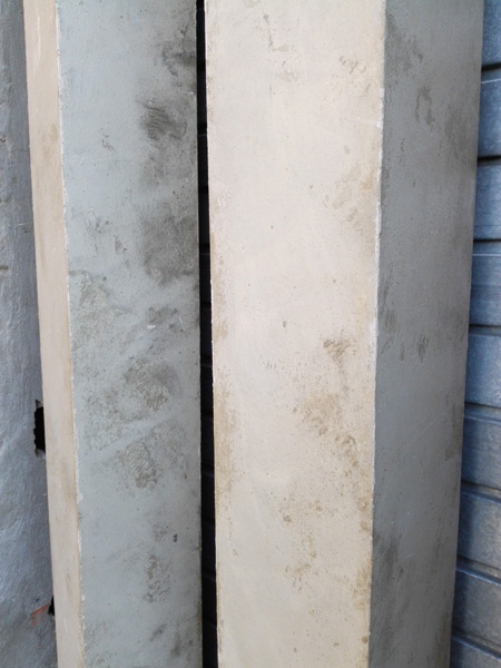 columna +friso ficticio madera imitacion hormigon 220x20x20 2u 20-30x220x20 1u